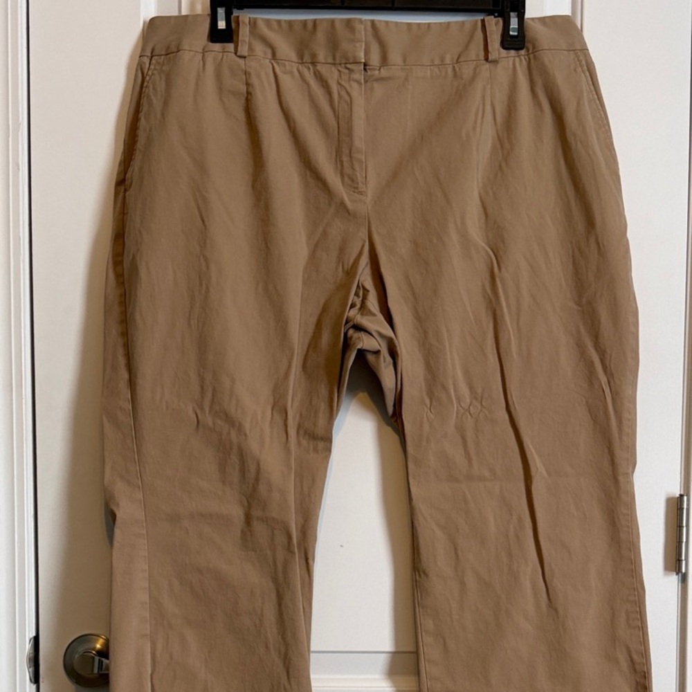 Talbots Women's Tan “Heritage” Trousers
